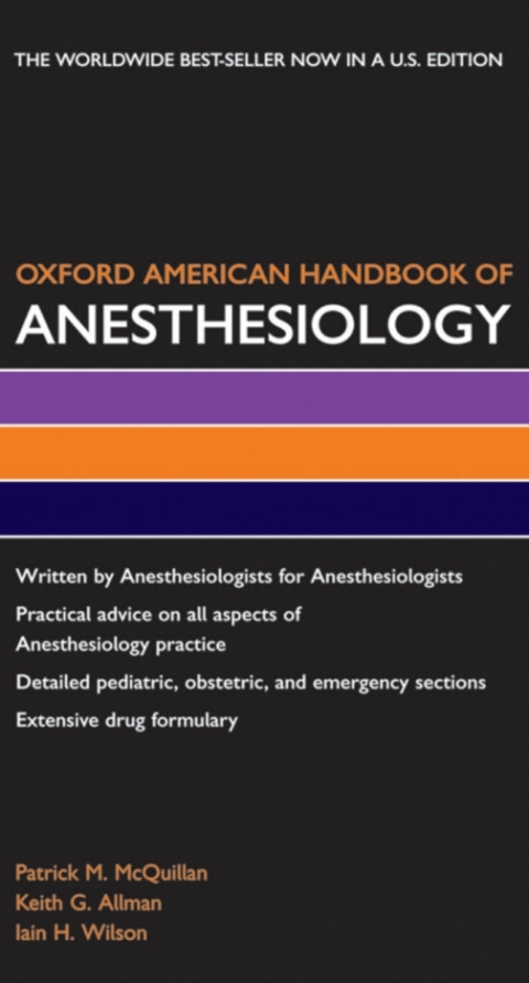 Cover image for book Oxford American Handbook of Anesthesiology PDA