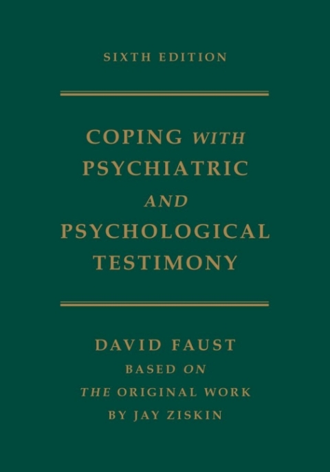 Cover image for book Coping with Psychiatric and Psychological Testimony