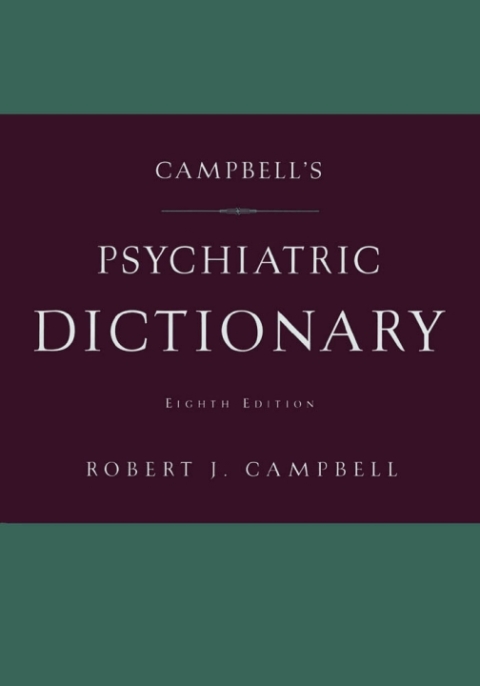 Cover image for book Campbell's Psychiatric Dictionary