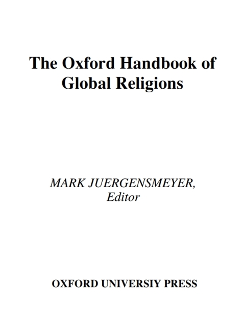 Cover image for book The Oxford Handbook of Global Religions
