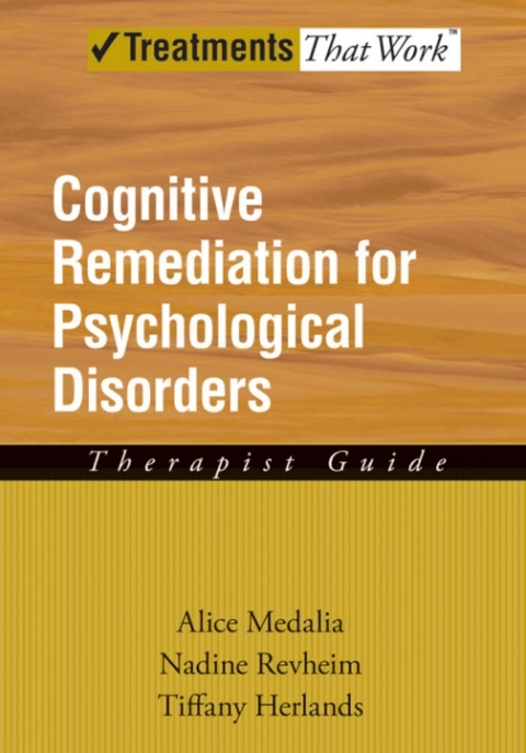 Cover image for book Cognitive Remediation for Psychological Disorders