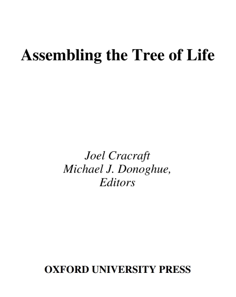 Cover image for book Assembling the Tree of Life