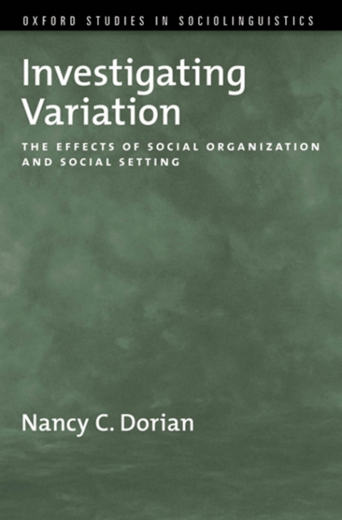 Cover image for book Investigating Variation