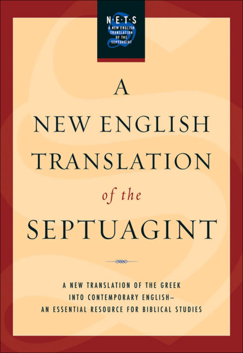 Cover image for book A New English Translation of the Septuagint