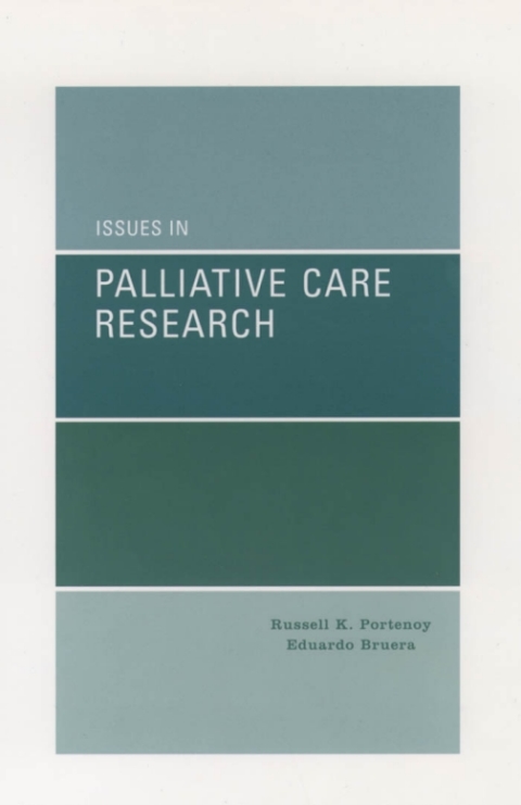 Cover image for book Issues in Palliative Care Research