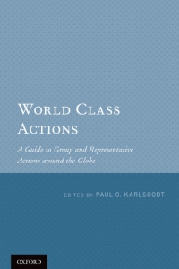 Cover image: World Class Actions 9780199730247