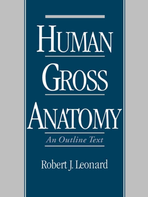 Cover image for book Human Gross Anatomy
