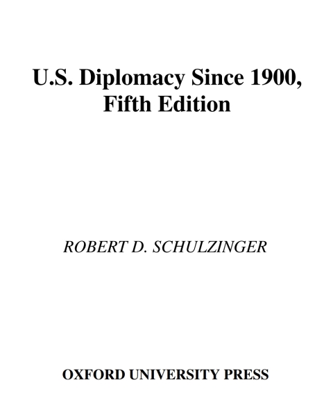 Cover image for book U.S. Diplomacy Since 1900