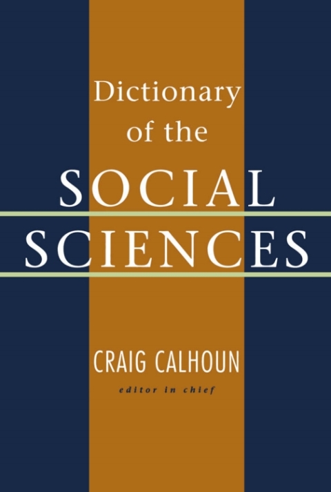 Cover image for book Dictionary of the Social Sciences