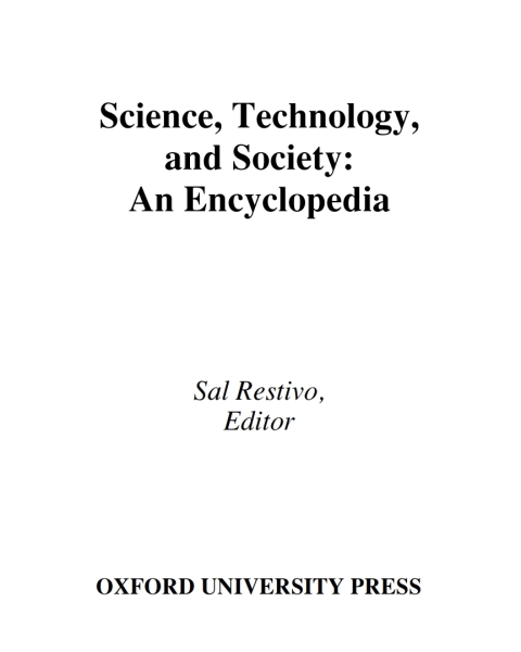 Cover image for book Science, Technology, and Society