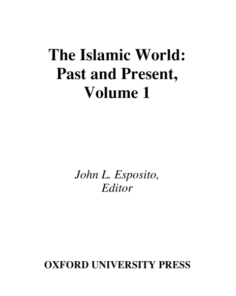 Cover image for book The Islamic World