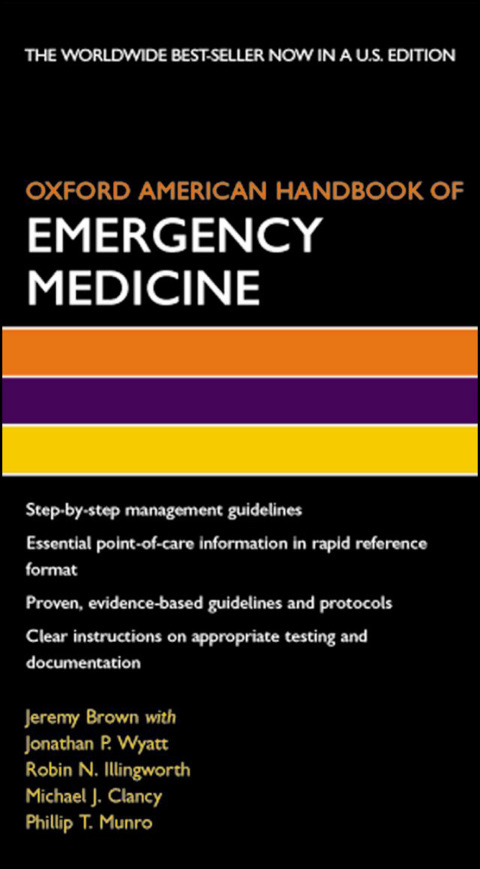 Cover image for book Oxford American Handbook of Emergency Medicine