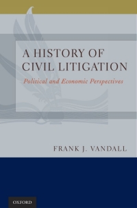 Titelbild: A History of Civil Litigation 9780195391916