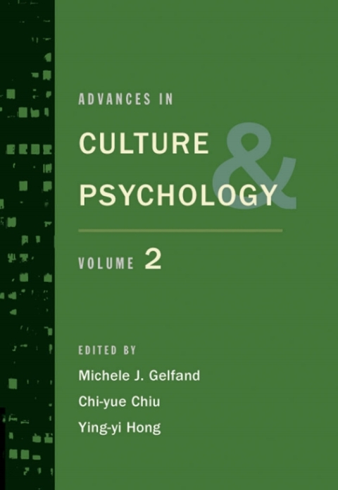 Cover image for book Advances in Culture and Psychology
