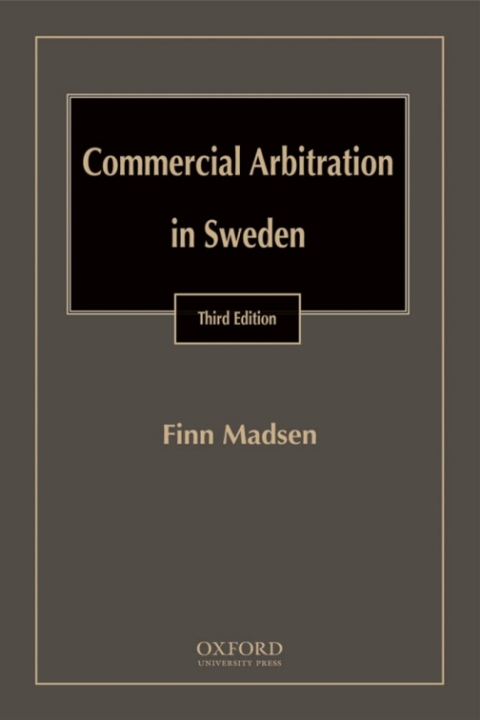 Cover image for book Commercial Arbitration in Sweden