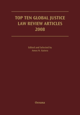 Top Ten Global Justice Law Review Articles 2008