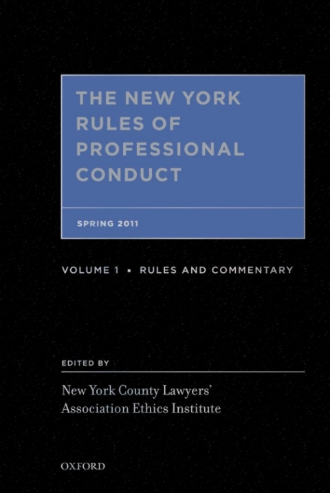 Cover image for book The New York Rules of Professional Conduct