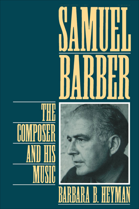 Cover image for book Samuel Barber