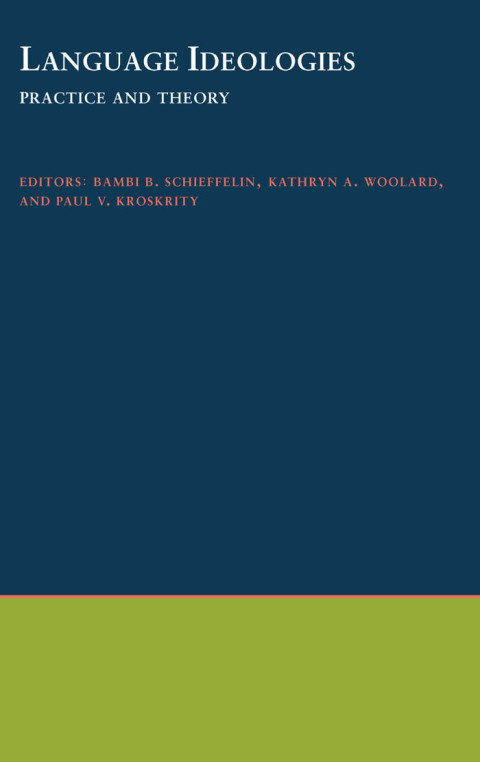 Cover image for book Language Ideologies