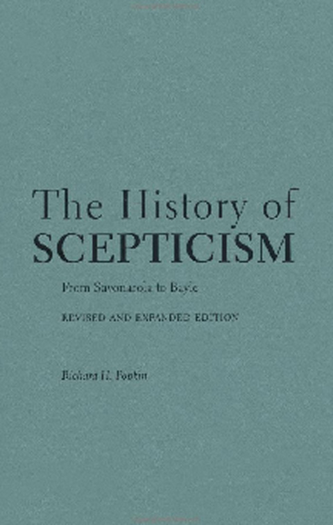 Cover image for book The History of Scepticism