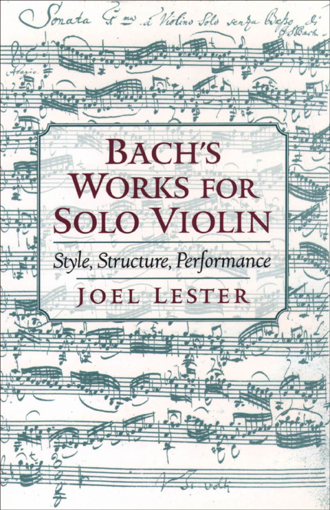 Cover image for book Bach's Works for Solo Violin