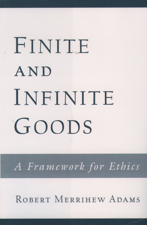 Cover image for book Finite and Infinite Goods