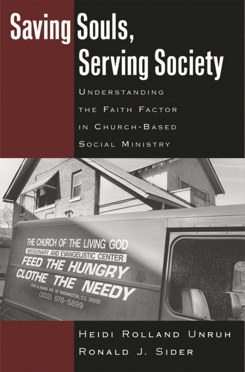Cover image for book Saving Souls, Serving Society
