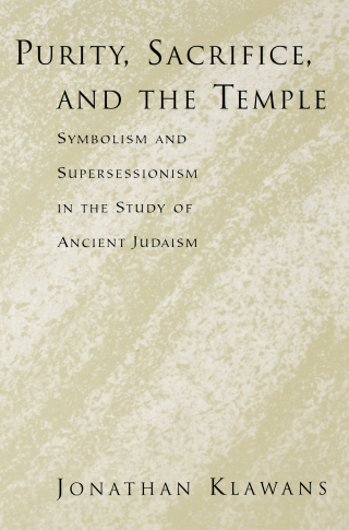 Purity, Sacrifice, and the Temple
