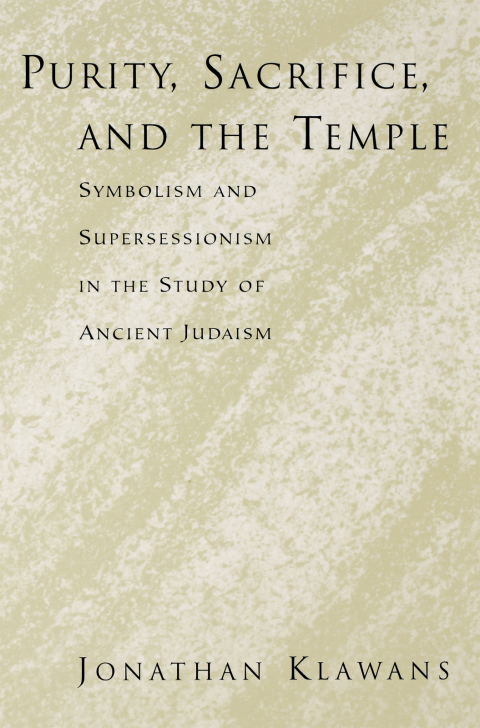 Cover image for book Purity, Sacrifice, and the Temple