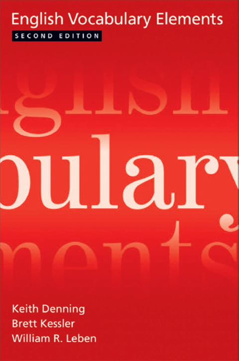 Cover image for book English Vocabulary Elements