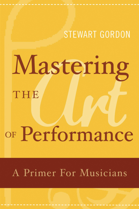 Cover image for book Mastering the Art of Performance