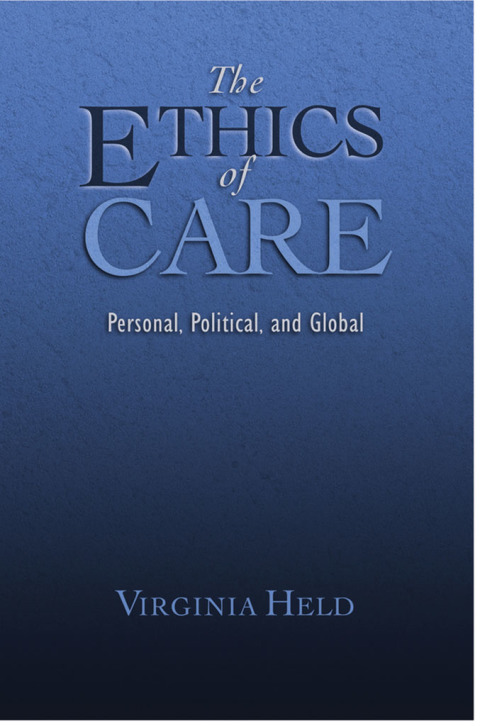 Cover image for book The Ethics of Care