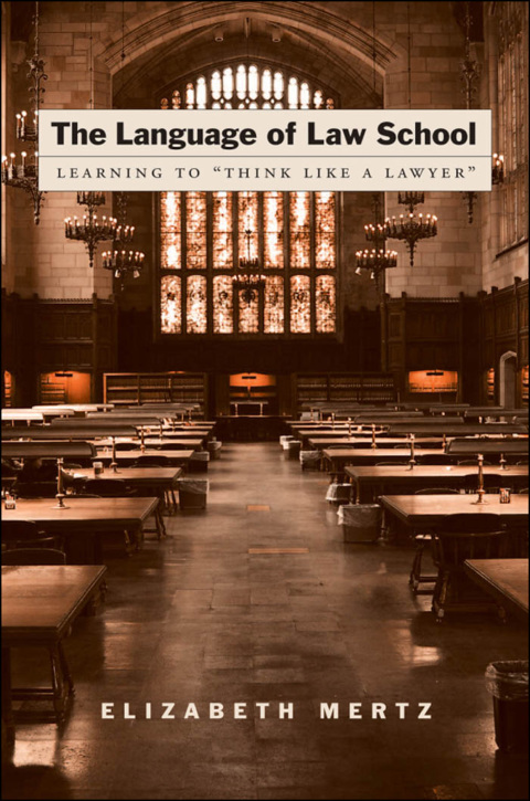 Cover image for book The Language of Law School