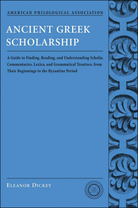 Cover image for book Ancient Greek Scholarship