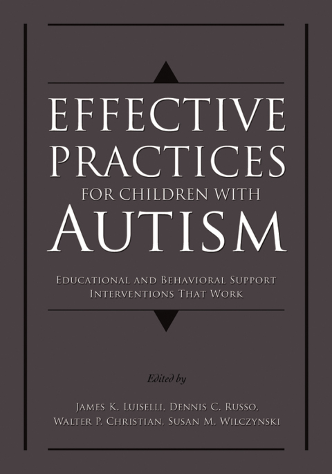 Cover image for book Effective Practices for Children with Autism