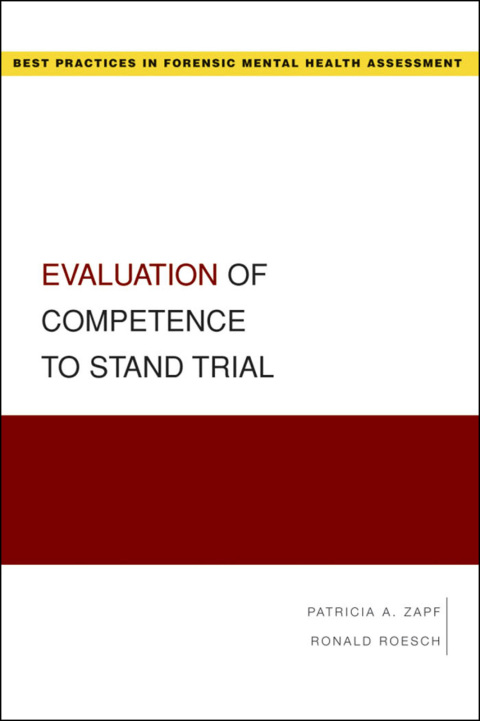 Cover image for book Evaluation of Competence to Stand Trial