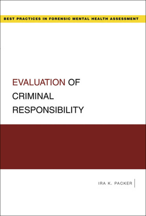 Cover image for book Evaluation of Criminal Responsibility