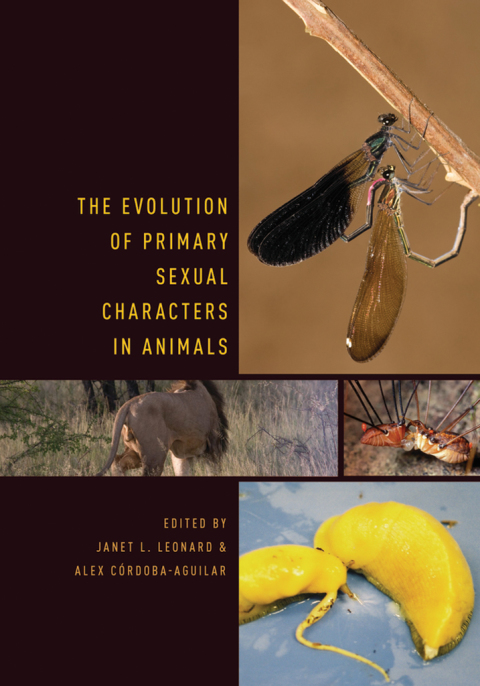 Cover image for book The Evolution of Primary Sexual Characters in Animals
