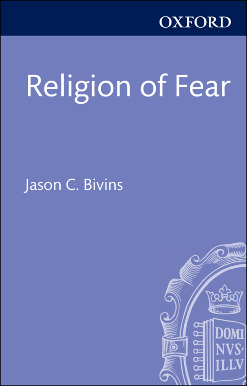 Cover image for book Religion of Fear