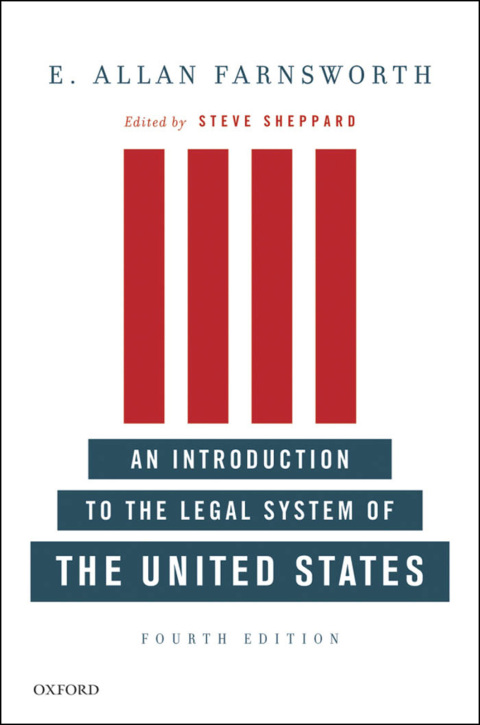 Cover image for book An Introduction to the Legal System of the United States