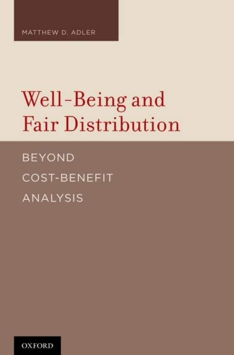 Cover image for book Well-Being and Fair Distribution