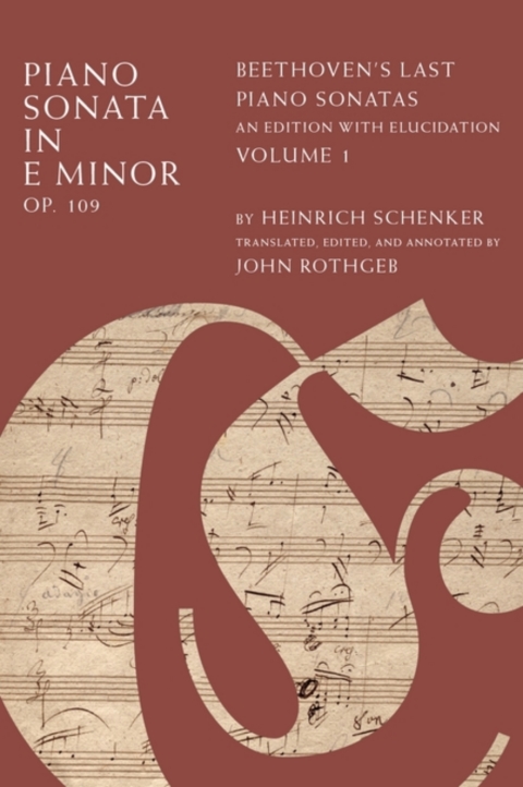 Cover image for book Piano Sonata in E Major, Op. 109