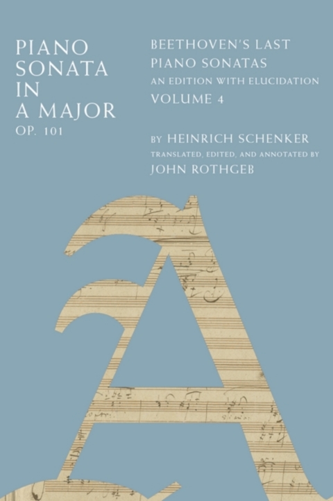 Cover image for book Piano Sonata in A Major, Op. 101