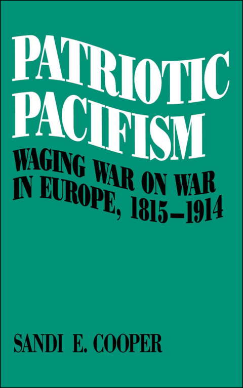 Cover image for book Patriotic Pacifism