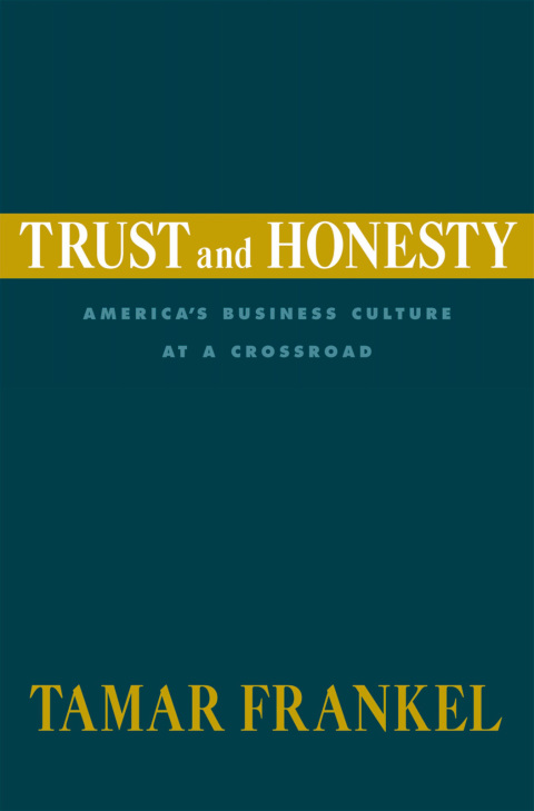 Cover image for book Trust and Honesty