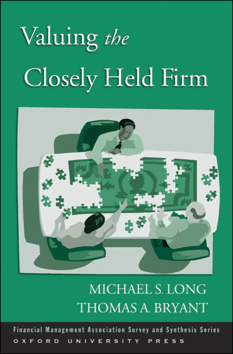 Cover image for book Valuing the Closely Held Firm