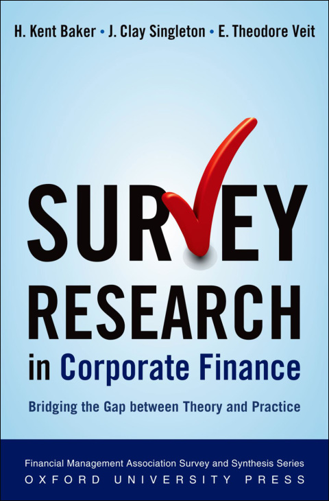 Cover image for book Survey Research in Corporate Finance