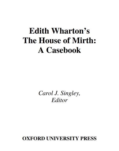 Cover image for book Edith Wharton's The House of Mirth