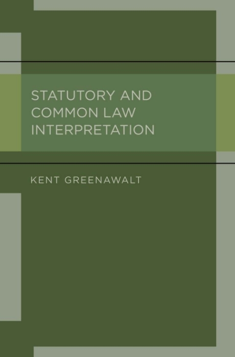 Cover image for book Statutory and Common Law Interpretation