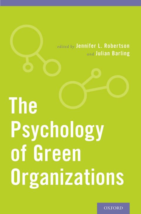 Cover image for book The Psychology of Green Organizations